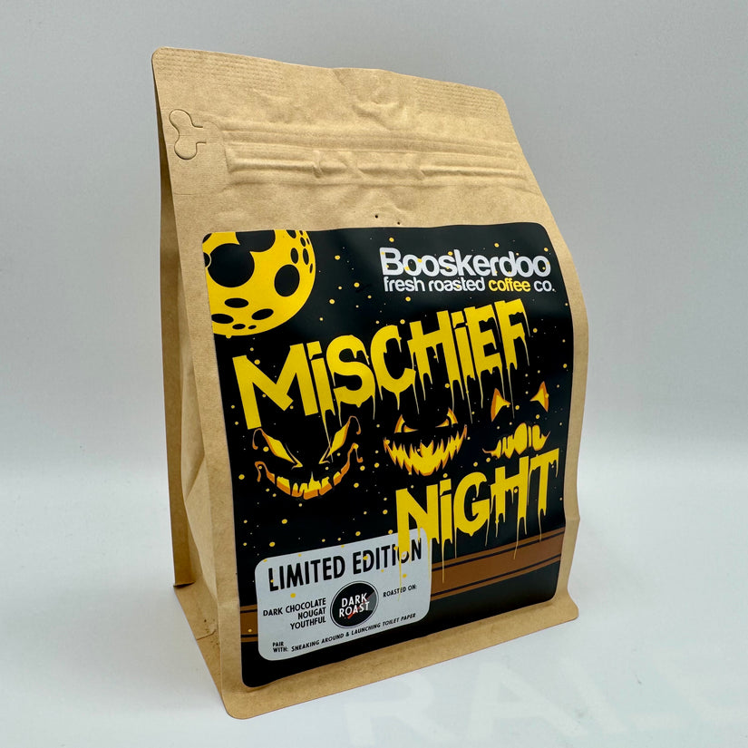 Mischief Night (a youthful dark roast for mischief makers)