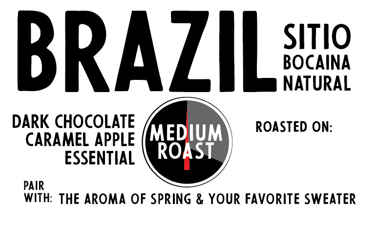 Brazil Natural Sitio Bocaina (an essential medium roast)