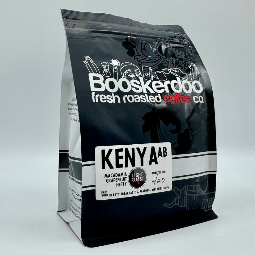 Kenya AB (a hefty light roast)