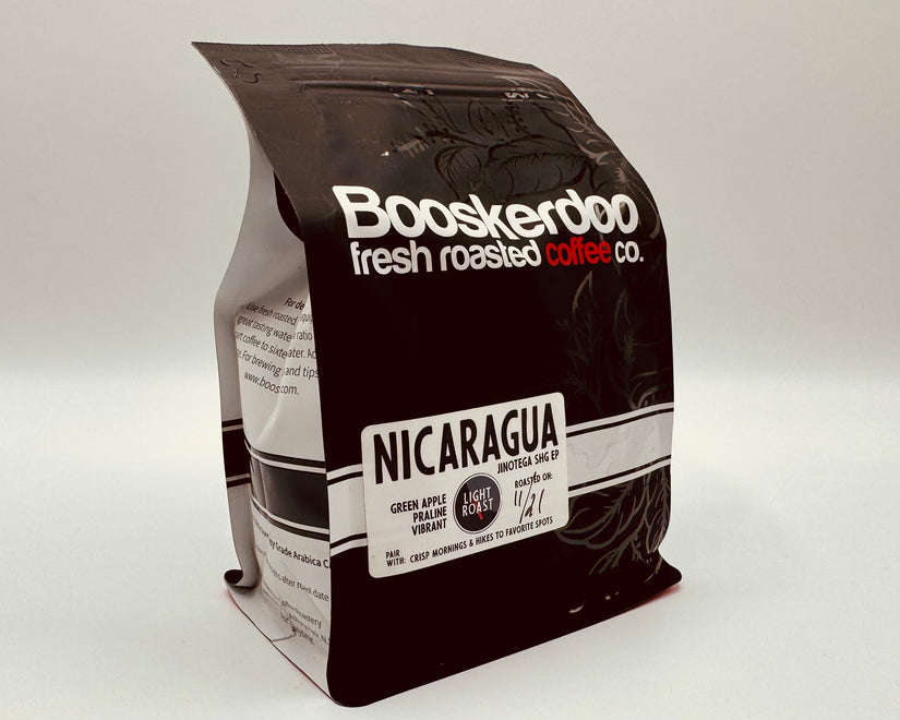 Nicaragua Jinotega SHG (a vibrant light roast)